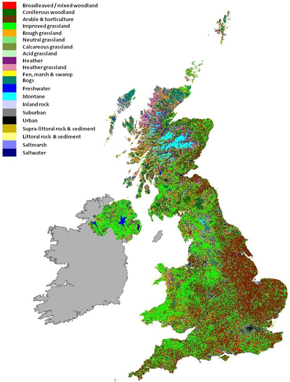 New UK Land Cover Map to be launched on 6 July | Centre for Ecology ...