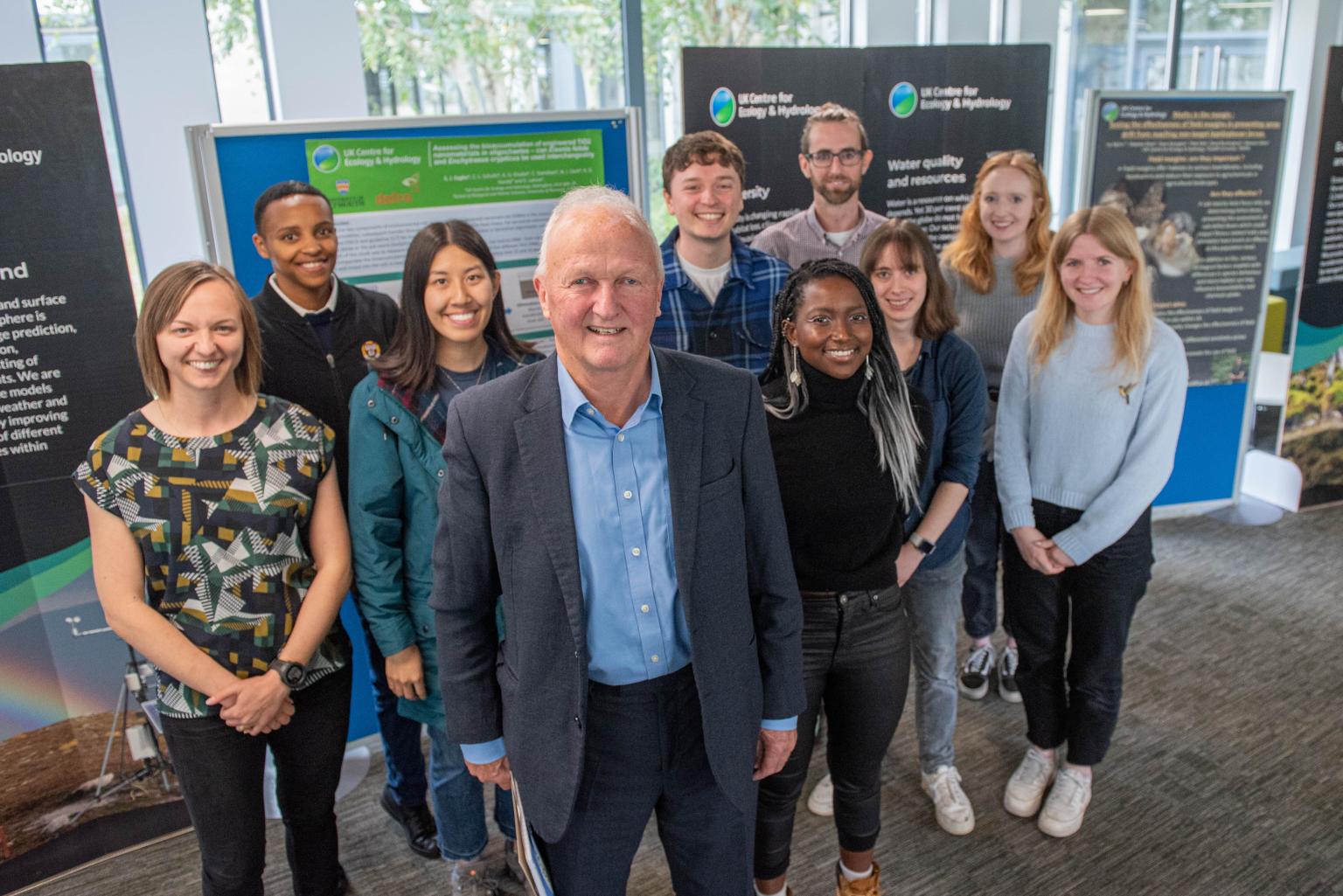 Lord Cameron with early career researchers