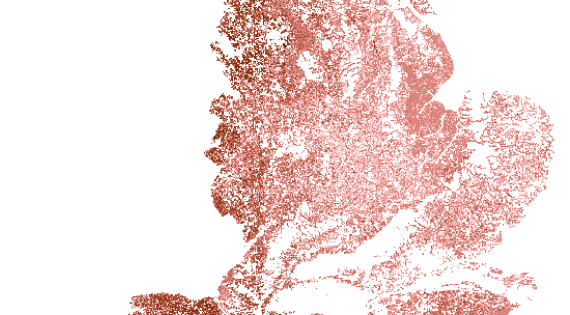 Map of Invertebrates in headwater streams