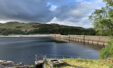 Low water levels in Haweswater (Cumbria), taken 3 June 2020. Photo c. Katie Muchan Low water levels in Haweswater (Cumbria), taken 3 June 2020. Photo c. Katie Muchan