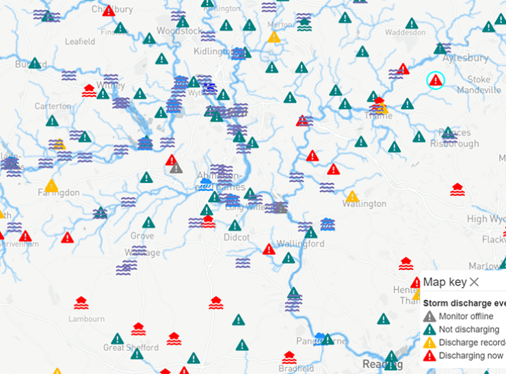 Oxford rivers portal map screenshot